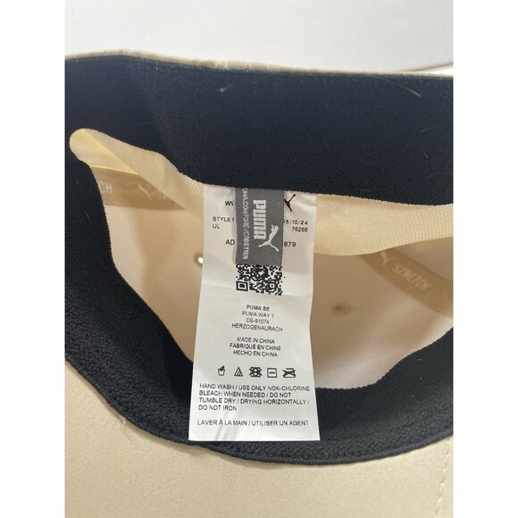 PUMA Evercat Stretch Fit Cap Beige With 3D Logo One Size - Picture 9 of 9